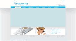 Desktop Screenshot of dyeagnostics.com